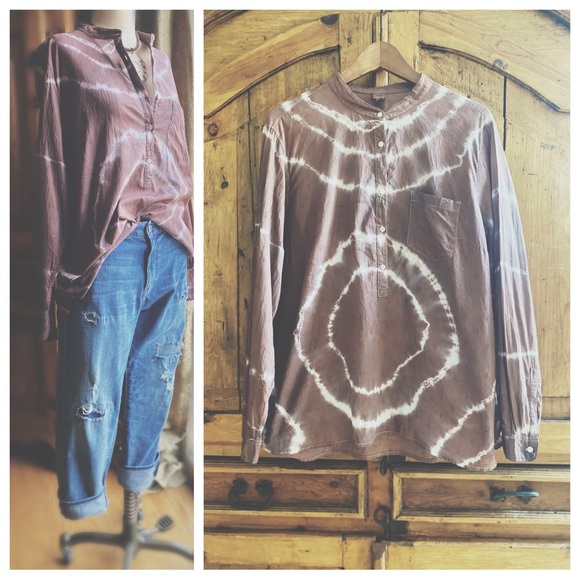 Dip Dye Peek A Boo Cacti Blouse - Picture 9 of 9